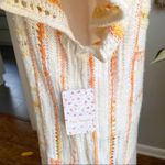 Free People Crochet Knit Dress Kaftan Coverup Photo 8