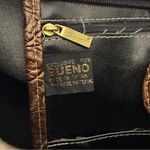 Bueno  Black and Brown Vegan Leather Shoulder Bag Photo 5
