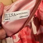 Mac Duggal Ieena for  Floral Print One Shoulder Mini Dress in Pink Multi Photo 4