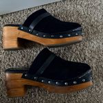 Free People NWOT Calabasas Clog Black Suede Size Women’s 8 Photo 6