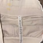 Lululemon athletica White and Orange Tie-Dye Athletic Shorts Photo 1