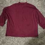 Adrienne Vittadini Pink Crew Neck Sweater Photo 3