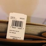 Coach Long Wallet Lipstick Print Zip Around Accordion Chalk White $250 Photo 2