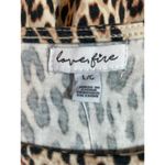 Love, Fire Love Fire Dress Girl's Large Scoop Neck Tank Sleeveless Animal Print Tier Flowy Photo 1