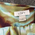 Loft  Green and Brown Sleeveless Sundress Photo 3