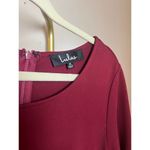 Lulus Cumulonimbus Clouds Burgundy Skater Dress NWT Sz. XL Photo 2