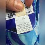 Vintage Liberty House by Tropicana Hawaii blue ocean maxi mumu dress, size 10 Photo 4