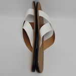 Charles Albert  White Criss Cross Strappy Flat Sandal Size 9 Photo 6
