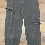 Rachel Paige Y2K Cargo Joggers Size Small Gray Photo 0