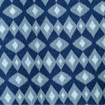 Hippie Rose  Large Diamond Print Blue/Gray/White Skirt Elastic Stretch Wa… Photo 2