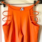 I am gia I.AM.GIA Lucid Set Cutout Crop Top Pants Orange Medium EUC Photo 2