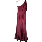 Cynthia & Sahar *Flawed* Mermaid Dress with Slight Train in Cabernet CS108 XL Red Photo 1