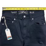 NWT Daily Blue Women's Burn Straight Leg Jeans Size 26 Infinity Black Stretch Photo 9