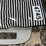 Kate Spade  Women’s Sz M Black White Stripe  Rosette Floral Button Front Cardigan Photo 11