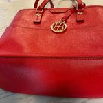 Henri Bendel ‎ Bright Red Hobo Crossbody Bag Photo 8
