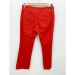 Anthropologie Cartonnier Pants Women 2 Orange Charlie Crop Flare Cotton Blend Photo 1