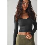 Free People  Intimately Easy To Love Seamless Long-Sleeve NWOT Photo 3