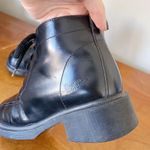 Dr. Martens • vintage 8463 lace up boots black leather square toe made in England Photo 4