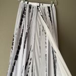 Beach cover up sz S white black tie dye maxi skirt Photo 2