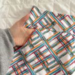 Adidas Womens Size 0 Golf Tennis Athletic Skirt Skort Pockets White Geometric Photo 1