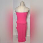 Barbie pink Pink Strapless Dress halter bodycon fit NWOT XL Photo 2