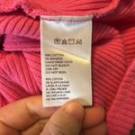 Urban Outfitters  Bodycon Ribbed Cotton Pink Dress Size Medium Photo 5