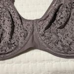 Chantelle  38DDD Mauve Gray Norah Comfort Underwire 13F1 Lace Underwire Bra Photo 10