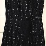 Tahari Black Eyelet Lace Dress size 6 Photo 0
