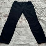 Ann Taylor Black Straight Leg Mid Rise Business Casual Pants, size 10 Photo 1