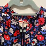 Kate Spade Daisy Satin Stripe Top sz XS 100% silk Photo 6