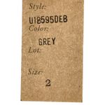 NWT Mandalay Grey Silver Beaded Sequin Lace Mini Cocktail Evening Dress Womens 2 Gray Photo 12