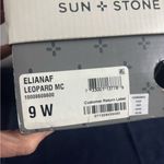 Sun + Stone Womens Shoes Eliana Slip On Brown Ballet Flats 9W Leopard Size 9 Photo 11