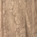 Cable & Gauge  Beige Lace Top Women’s XS Photo 4