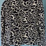 Peck & Peck  Collection 14 Black White Zip Abstract Animal Print Bold Statement Photo 2