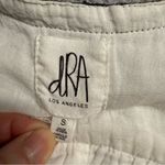 DRA Los Angeles White 100% Cotton Gauze Boho Peasant MIDI Dress Size Small EUC Photo 3