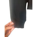 Rebecca Minkoff  Black Gracie Cold Shoulder Ruffle Knit Sweater Woman Sz L Photo 3