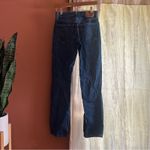 Levi's  Low Pro Straight Jeans Distressed Knee Holes Ripped 100% Cotton‎ Size 24 Photo 4