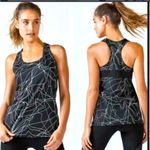 Fabletics  Tank‎ Top Women's Size M Black & White Racerback Athletic Activewear Photo 1