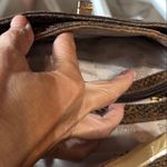 Michael Kors Brown Python Snakeskin & Gold Chain Crossbody Shoulder Bag Photo 11