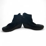 Fly London  Yama Black Suede Wedge Ankle Boots Size 37 EU Platform Comfort Photo 4