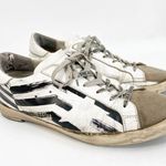 Golden Goose Superstar White Leather Low Top Lace Up Distressed Sneakers Size 40 Photo 7