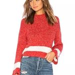 Lovers + Friends  Kirkland Sweater Red White Photo 1