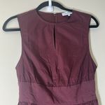 We Wore What  Keyhole Midi Dress in Eggplant size Small NWT Photo 7