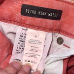 GRG DNM Womens Retro Highwaisted Flirty Denim Jean Shorts Heart Red Size 7 NWT‎ Photo 5