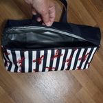 No Boundaries NoBo Lobsters n Stripes Preppy Cooler Picnic Beach Zip Bag Red White Blue Photo 1