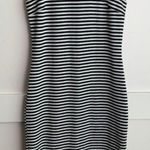 Forever 21  Black & White Striped Midi Dress Photo 0