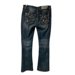 Miss Me Dark Blue Embellished Jeans WORN ONCE Size 27”x31” Photo 3