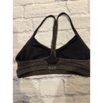 Fleo Reinette Racerback Sports Bra in Limited Edition Taupe Black Size Medium Brown Photo 4