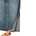 Levi's Side Slit Pencil Denim Medium Wash Jean Skirt Sz 31 Photo 4