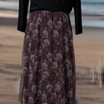 Chetta B CUTE CAP SLEEVE Wrapped V-NECK FIT & FLARE FLORAL MAXI DRESS-8 Y2K Photo 0